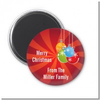 Christmas Ornaments - Personalized Christmas Magnet Favors