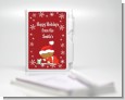 Christmas Baby Snowflakes African American - Baby Shower Personalized Notebook Favor thumbnail
