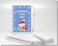 Christmas Baby Snowflakes - Baby Shower Personalized Notebook Favor
