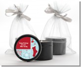 Christmas Spectacular - Christmas Black Candle Tin Favors