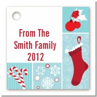 Christmas Spectacular - Personalized Christmas Card Stock Favor Tags