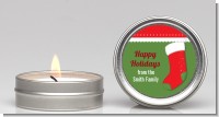 Christmas Stocking - Christmas Candle Favors