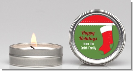 Christmas Stocking - Christmas Candle Favors