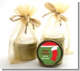 Christmas Stocking - Christmas Gold Tin Candle Favors thumbnail