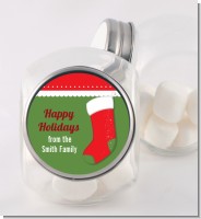 Christmas Stocking - Personalized Christmas Candy Jar