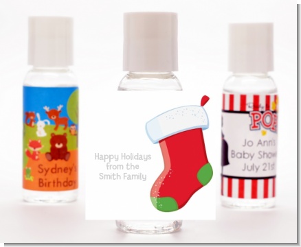 Christmas Stocking - Personalized Christmas Hand Sanitizers Favors