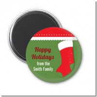 Christmas Stocking - Personalized Christmas Magnet Favors