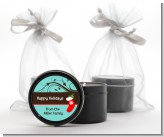 Christmas Tree and Stocking - Christmas Black Candle Tin Favors