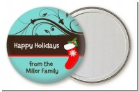 Christmas Tree and Stocking - Personalized Christmas Pocket Mirror Favors