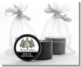 Christmas Tree Cheetah - Christmas Black Candle Tin Favors thumbnail