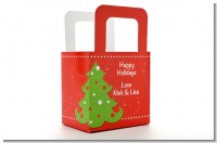Christmas Tree - Personalized Christmas Favor Boxes