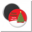 Christmas Tree - Personalized Christmas Magnet Favors thumbnail