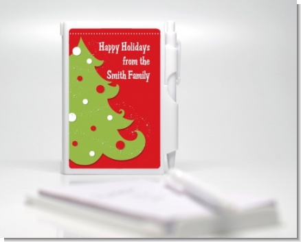 Christmas Tree - Personalized Notebook Favor