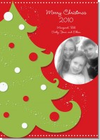 Christmas Tree - Personalized Photo Christmas Cards