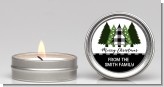 Christmas Tree Plaid - Christmas Candle Favors