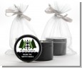 Christmas Tree Plaid - Christmas Black Candle Tin Favors thumbnail