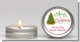 Christmas Tree Watercolor - Christmas Candle Favors thumbnail