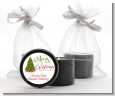 Christmas Tree Watercolor - Christmas Black Candle Tin Favors thumbnail