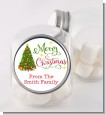 Christmas Tree Watercolor - Personalized Christmas Candy Jar thumbnail