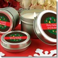 Christmas Wreath and Bells - Christmas Candle Favors thumbnail