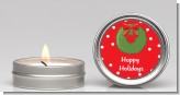 Christmas Wreath - Christmas Candle Favors