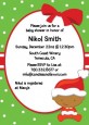 Christmas Baby African American - Baby Shower Invitations thumbnail