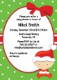 Christmas Baby Caucasian - Baby Shower Invitations thumbnail