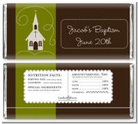 Church - Personalized Baptism / Christening Candy Bar Wrappers