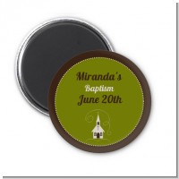 Church - Personalized Baptism / Christening Magnet Favors