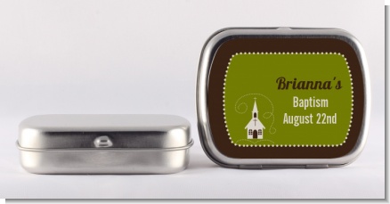 Church - Personalized Baptism / Christening Mint Tins
