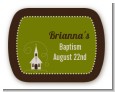 Church - Personalized Baptism / Christening Rounded Corner Stickers thumbnail