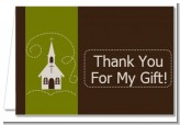 Church - Baptism / Christening Thank You Cards