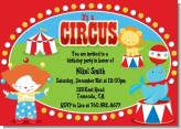 Circus - Birthday Party Invitations