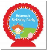 Circus - Personalized Birthday Party Centerpiece Stand