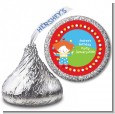 Circus Clown - Hershey Kiss Birthday Party Sticker Labels thumbnail