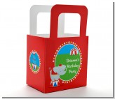 Circus - Personalized Birthday Party Favor Boxes