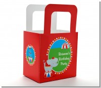 Circus - Personalized Birthday Party Favor Boxes