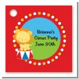 Circus Lion - Personalized Birthday Party Card Stock Favor Tags thumbnail