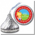 Circus Lion - Hershey Kiss Birthday Party Sticker Labels thumbnail