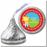 Circus Lion - Hershey Kiss Birthday Party Sticker Labels