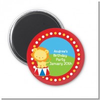 Circus Lion - Personalized Birthday Party Magnet Favors