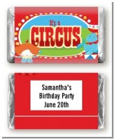 Circus - Personalized Birthday Party Mini Candy Bar Wrappers