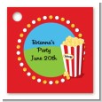 Circus Popcorn - Personalized Birthday Party Card Stock Favor Tags thumbnail