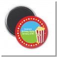 Circus Popcorn - Personalized Birthday Party Magnet Favors thumbnail
