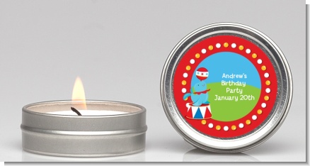 Circus Seal - Birthday Party Candle Favors