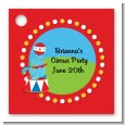 Circus Seal - Personalized Birthday Party Card Stock Favor Tags thumbnail