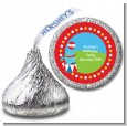 Circus Seal - Hershey Kiss Birthday Party Sticker Labels thumbnail