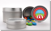 Circus Tent - Custom Birthday Party Favor Tins