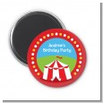 Circus Tent - Personalized Birthday Party Magnet Favors thumbnail