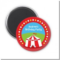 Circus Tent - Personalized Birthday Party Magnet Favors